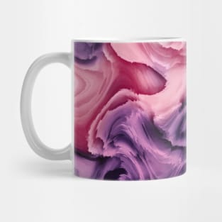 Purple And Pink Abstract Art Mug